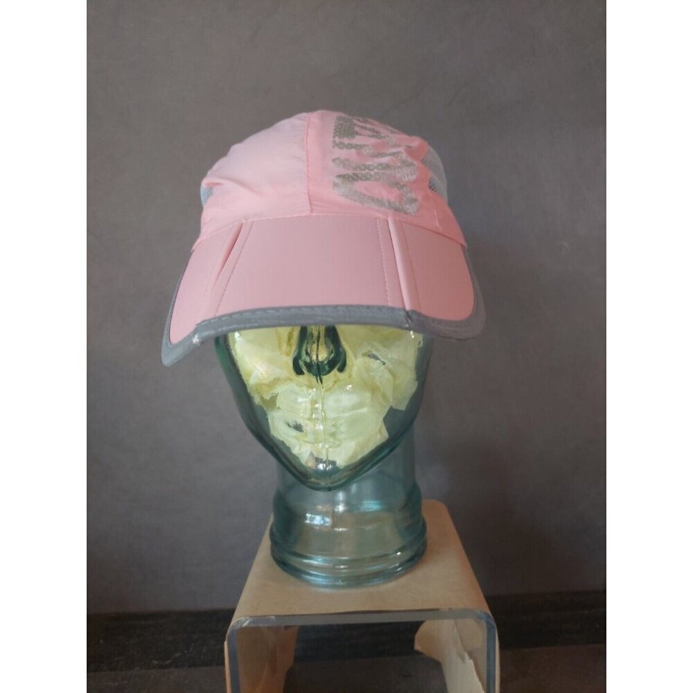 Outdoor Sport Pink Light Weight Foldable Oink And Grey Hat